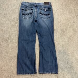 Vintage Y2K Style Washed Blue Boot Cut Jeans